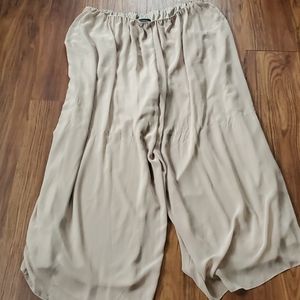 Palazzo style tan pants 3x
